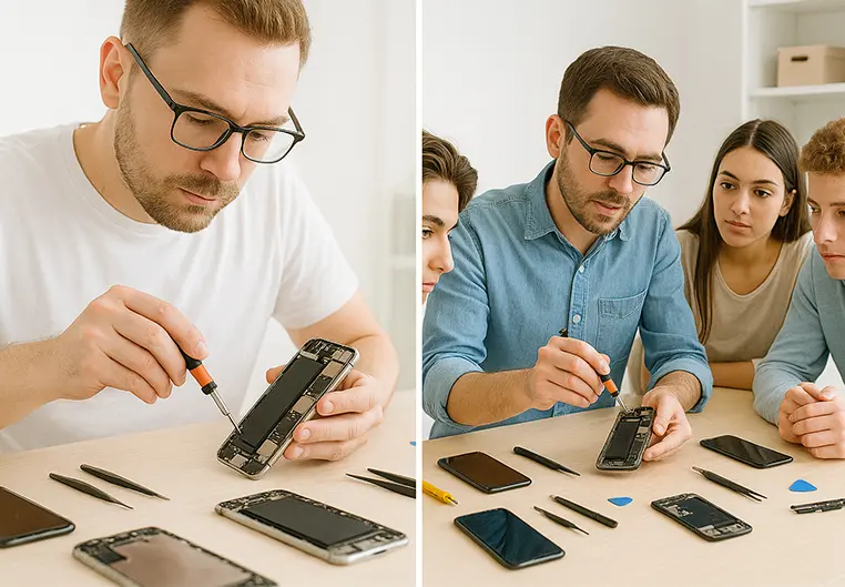 تعمیرات موبایل بهتر است یا کامپیوتر